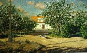 johan krouthen familjen svenfelts villa i ljungsbro oil painting artist